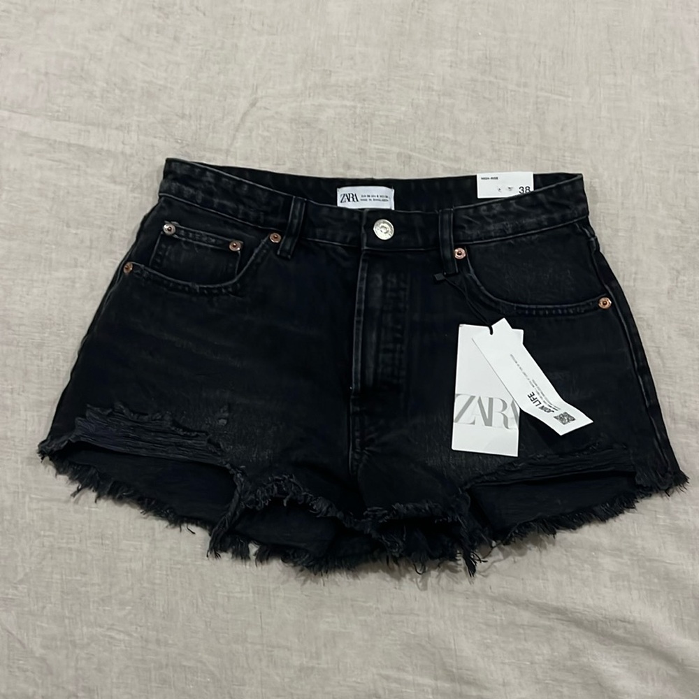 Zara High Rise Shorts